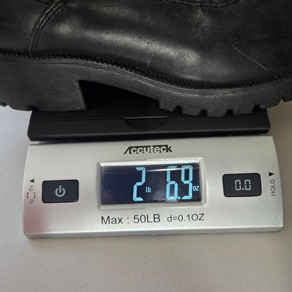 Vintage Harley Davidson Slip On Chunky Mule Size 6 Leather Y2K Biker Edgy Rock - Picture 13 of 13